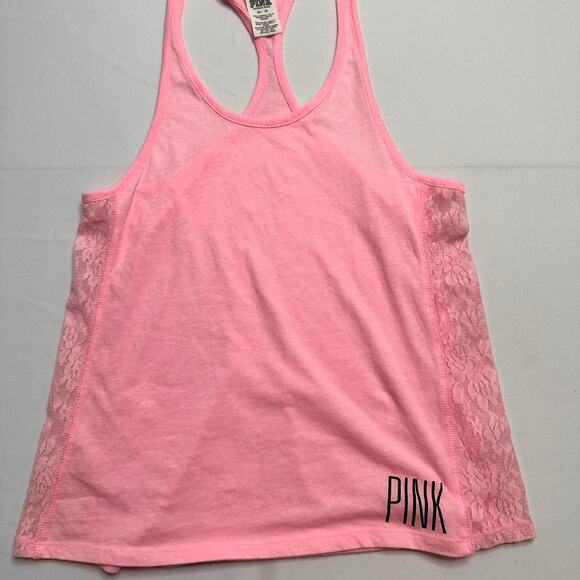 PINK Victorias Secret Cami Size XS With Lace Detailing on the side - Picture 1 of 5